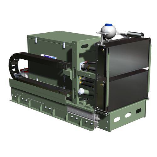 diesel generator set / containerized / soundproofed / for military applications