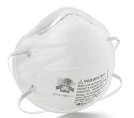 filtering mask / disposable / particulate