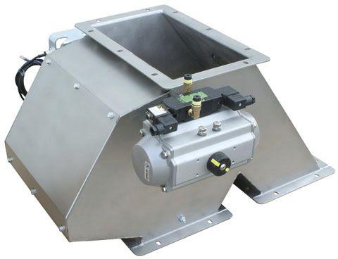 magnetic drum separator / metal / for pneumatic conveying / high-intensity