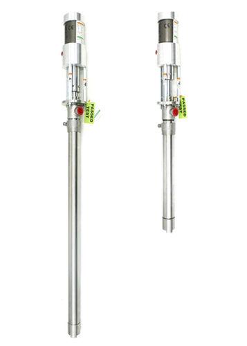 chemical pump / air-operated / piston / semi-submersible