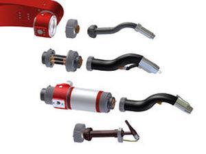 MAG welding torch / MIG / air-cooled