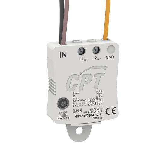 type 3 surge arrester / type 2 / screw-in / in-line