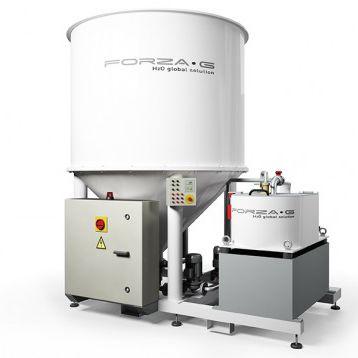 centrifugal separator / solid/liquid / for recycling / semi-automatic