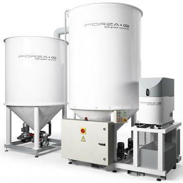 centrifugal separator / solid/liquid / for recycling / automatic