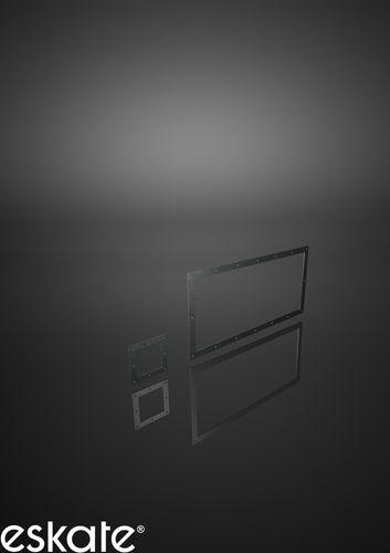 stainless steel flange / square / rectangular