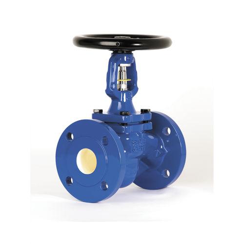 globe valve / handwheel / shut-off / for steam