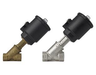 piston valve / shut-off / for steam / threaded