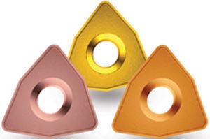 drilling cutting insert / carbide / triangular