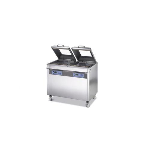 vacuum packing machine / double-chamber / semi-automatic