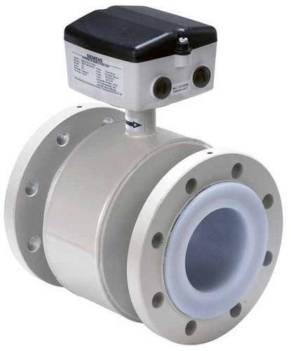 electromagnetic flow meter / for chemicals / flange-mount / PFA