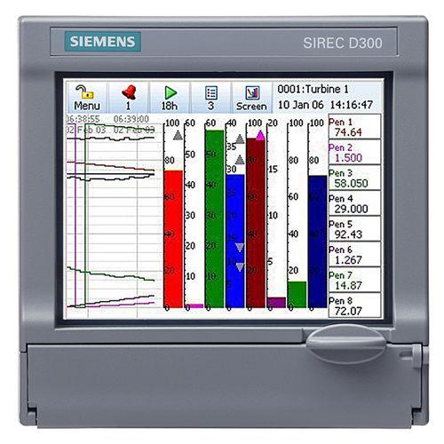 data videographic recorder / multi-touch screen / panel-mount