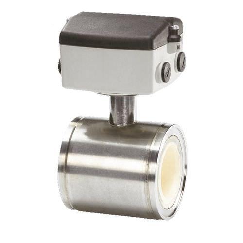 electromagnetic flow meter / for air / flange-mount / stainless steel