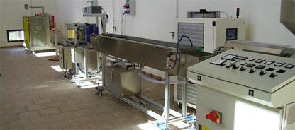 pipe extrusion line / for medical applications