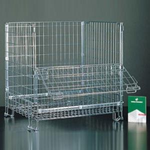 metal crate / transport / storage / wire mesh