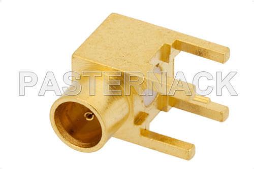 MCX connector / elbow / jack / RF