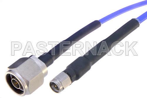 SMA cable harness / RF / molded / rugged