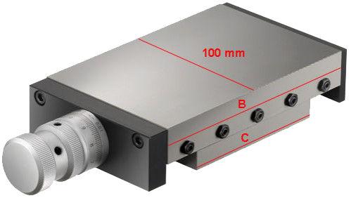 linear positioning table / manual / 1-axis / high-accuracy