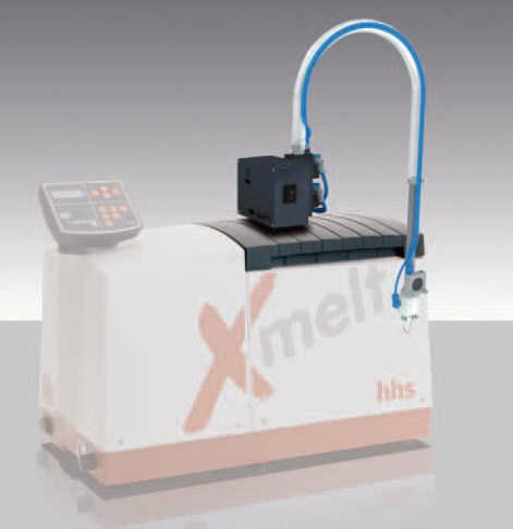 plastic granule feeding unit / holt melt for application systems