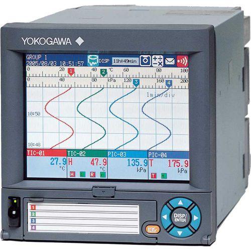 paperless videographic recorder / panel-mount / Ethernet / display