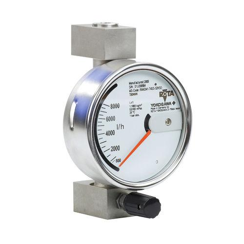 variable-area flow meter / for water / in-line / stainless steel