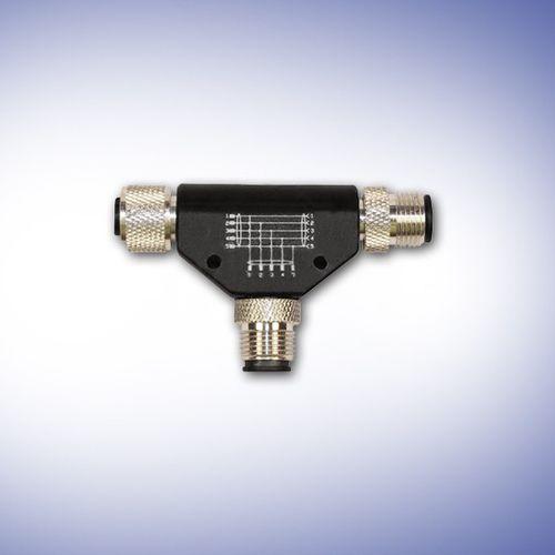 T connector / PROFIBUS / shunt / M12