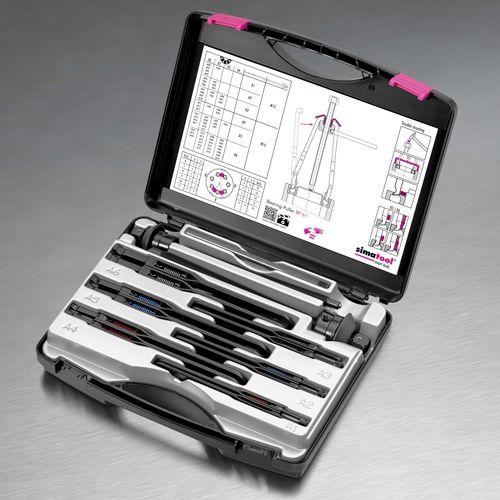 manual bearing puller / mechanical / reversible jaw / multifunctional