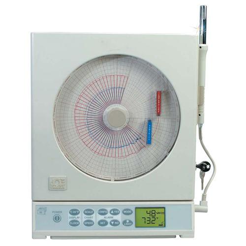 circular chart recorder / temperature / relative humidity