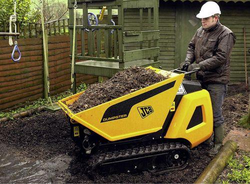 front unloading mini dumper / tracked / diesel / compact