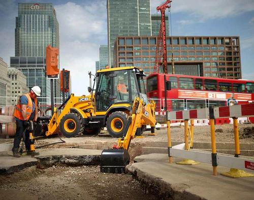 rigid backhoe loader / compact