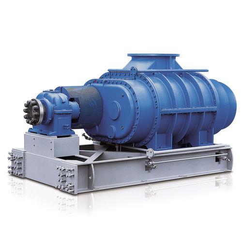 gas blower / positive-displacement / two-stage / positive pressure