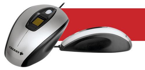 optical mouse / industrial / with fingerprint reader / silicon