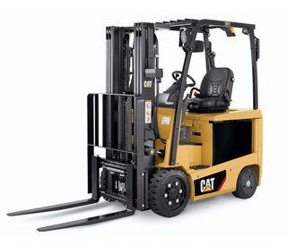 electric forklift / ride-on / 3-wheel / counterbalanced