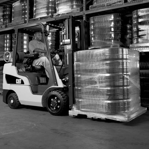 LPG forklift / gas / ride-on / indoor