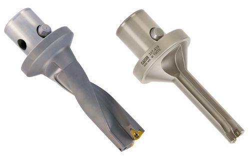 indexable insert drill bit / for hardened steel / for steel / short