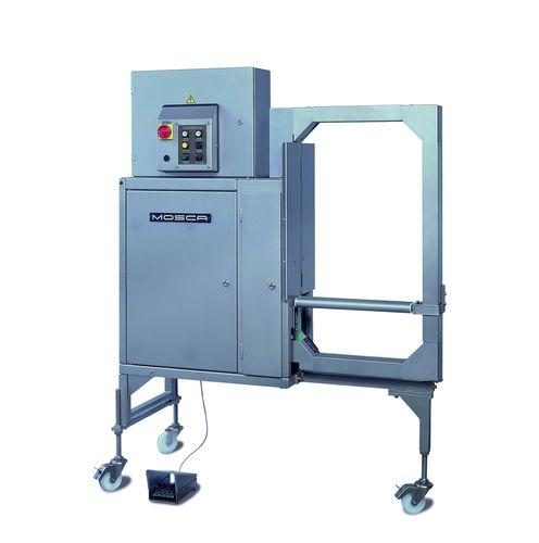 vertical strapping machine / stainless steel / automatic