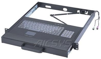 rack drawer keyboard / panel-mount / 106-keys / short-travel