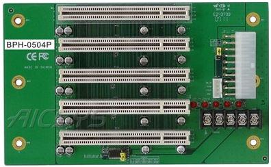 PCI backplane / 1-5 slots / passive