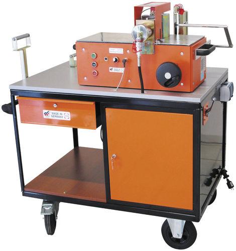 workshop trolley busbar work-center / for bending / punching