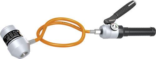 hand-operated punch / hydraulic / for metal sheets / flexible