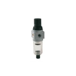 compressed air filter-regulator / vertical / threaded / semi-automatic