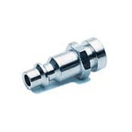straight quick coupling / nickel-plated brass / for hoses / for compressed air