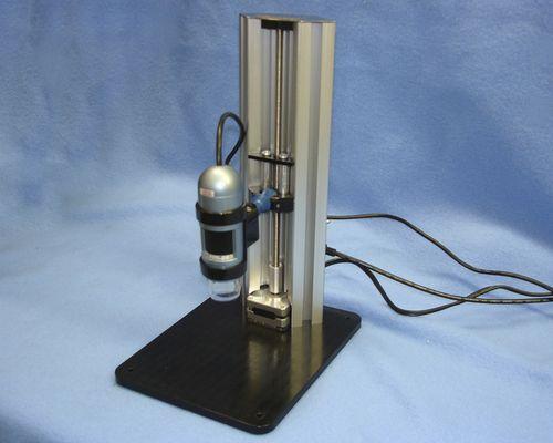 motorized mini lift table with digital microscope