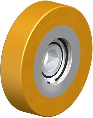 guide roller / steel / polyurethane / low-noise