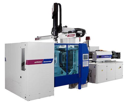 horizontal injection molding machine / hybrid / servo-hydraulic / fast-cycling