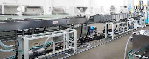 pipe extrusion line / for PP / for PVC / for medical applications