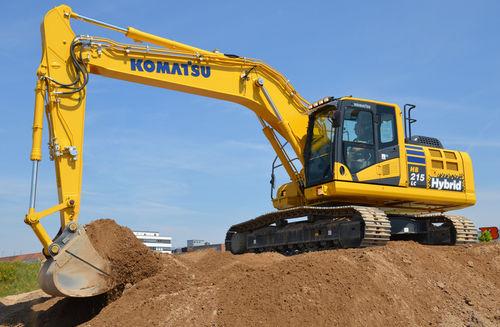 medium excavator / for construction / crawler / hybrid