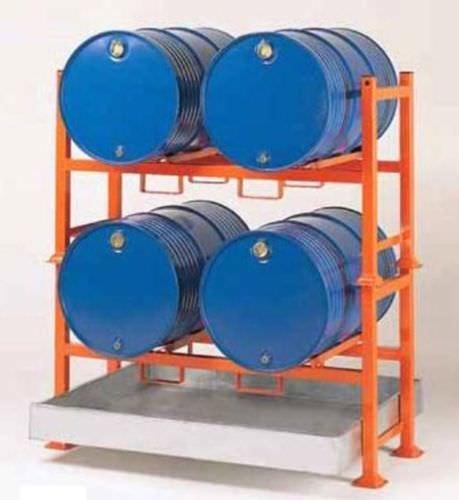 self-supporting shelving / drum