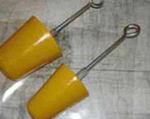 conical plug / male / draining