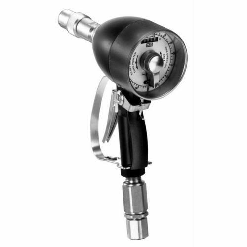 dispensing nozzle with analog flow meter