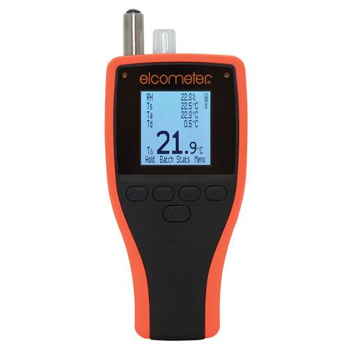 temperature measuring device / relative humidity / dew-point / portable